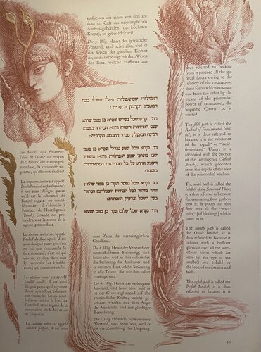 KABBALAH: Sefer Yetsirah and the Thirty-Two Paths to Wisdom by Ernst Fuchs, Print for Sale on Singulart