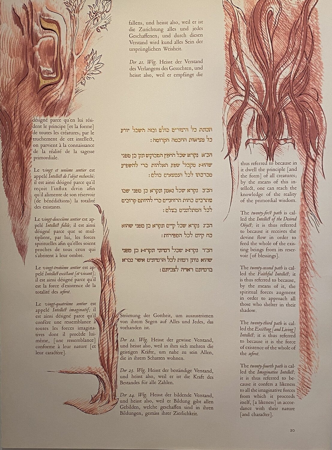 KABBALAH: Sefer Yetsirah and the Thirty-Two Paths to Wisdom Ernst Fuchs Druck zu verkaufen