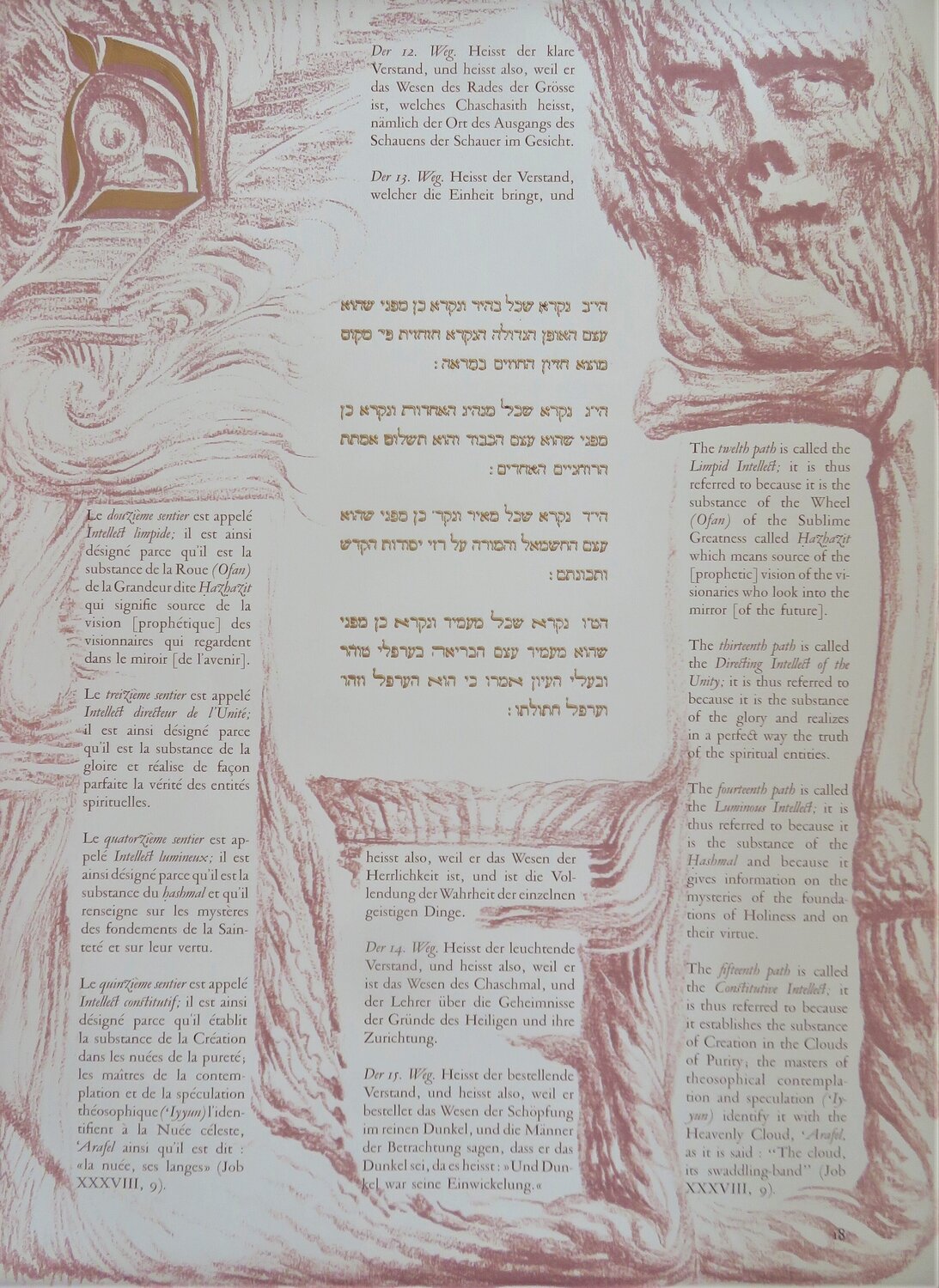KABBALAH: Sefer Yetsirah and the Thirty-Two Paths to Wisdom Ernst Fuchs Druck zu verkaufen