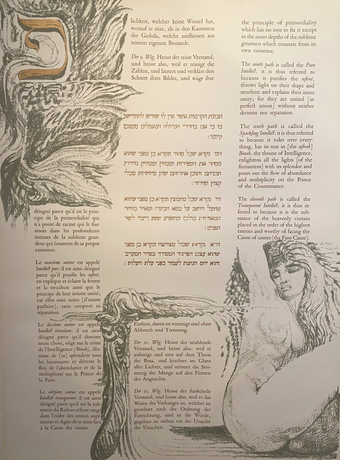 KABBALAH: Sefer Yetsirah and the Thirty-Two Paths to Wisdom Ernst Fuchs Druck zu verkaufen