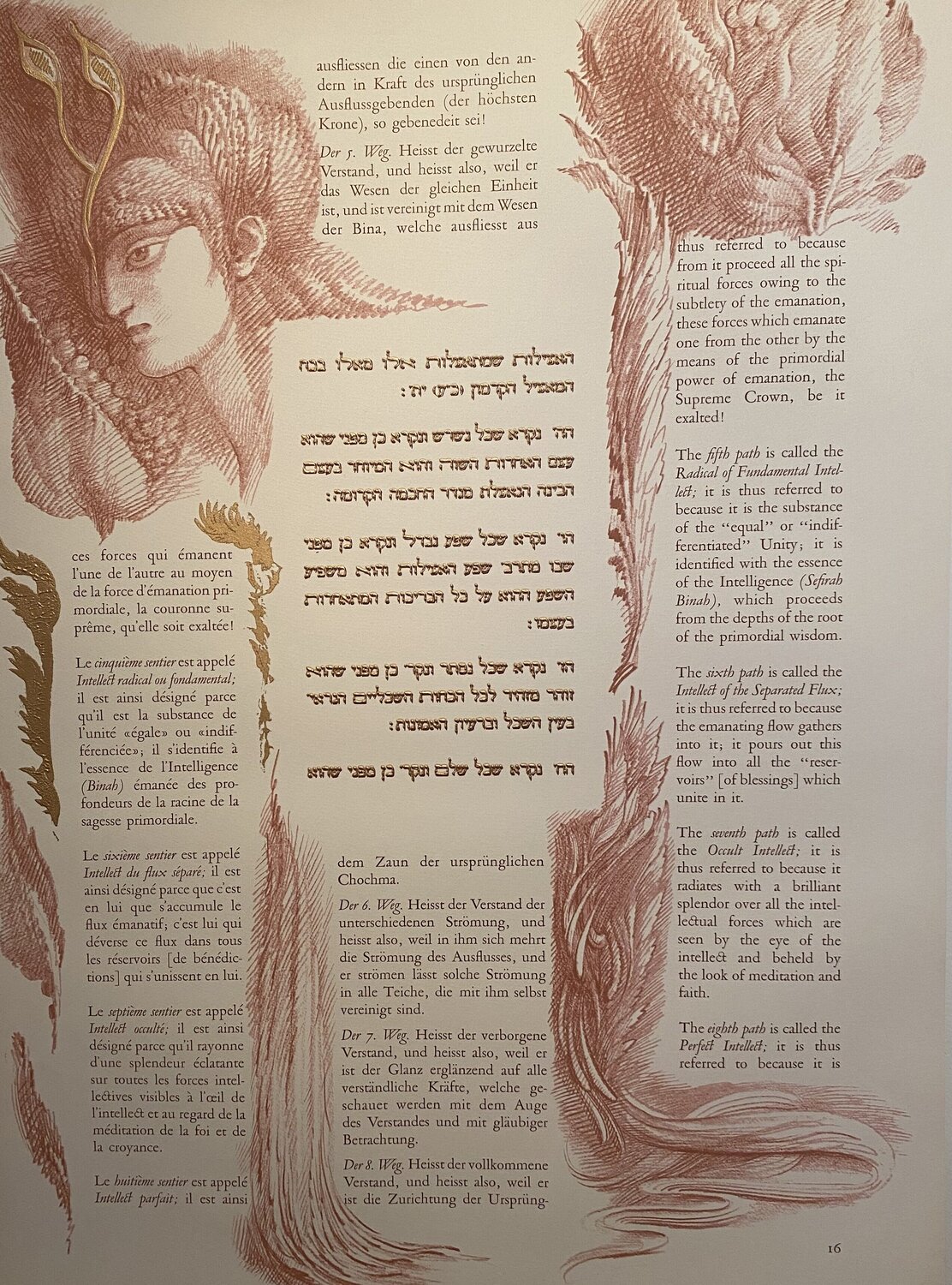 KABBALAH: Sefer Yetsirah and the Thirty-Two Paths to Wisdom Ernst Fuchs Druck zu verkaufen