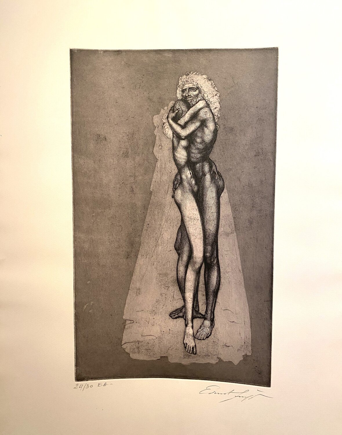 KABBALAH - 32 PATHS TO WISDOM #13 Ernst Fuchs Stampa in vendita