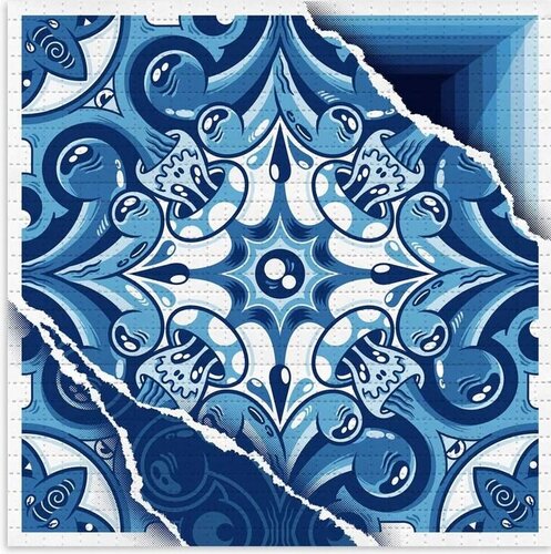TRIPPIN’ BLUE von Add Fuel, Druck kaufen auf Singulart