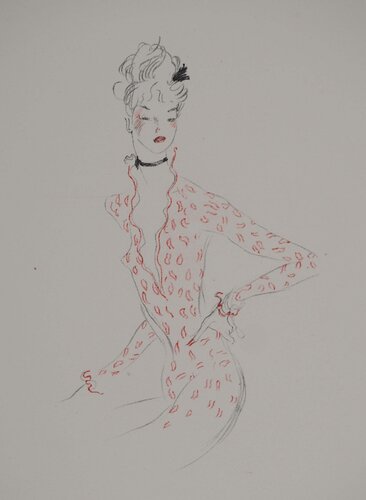 Tenue de scène von Jean Gabriel Domergue, Druck kaufen auf Singulart