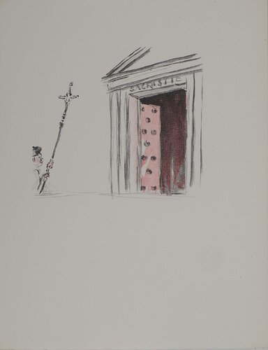 Visite à la sacristie by Jean Gabriel Domergue, Print for Sale on Singulart