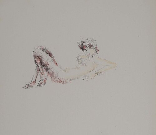 Jeune faune by Jean Gabriel Domergue, Print for Sale on Singulart