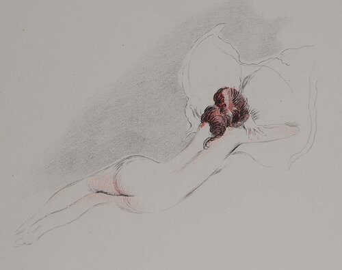 Chagrin amoureux by Jean Gabriel Domergue, Print for Sale on Singulart