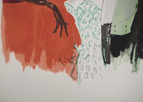 Couple en tenue de soirée van Jean Gabriel Domergue, Afdruk te koop op Singulart