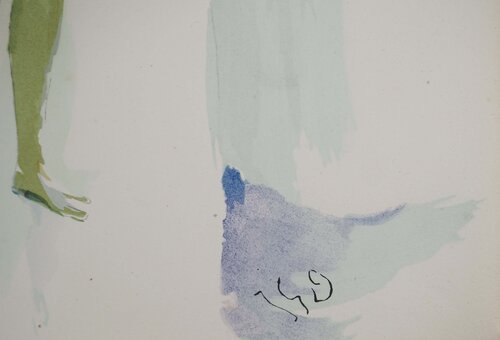 Femme nue posant by Jean Gabriel Domergue, Print for Sale on Singulart