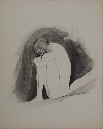 Rêveries solitaires di Jean Gabriel Domergue, Stampa in vendita su Singulart