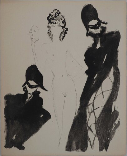 Bal masqué by Jean Gabriel Domergue, Print for Sale on Singulart