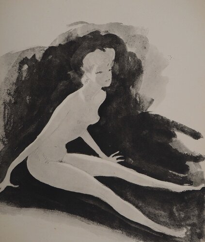 Nu sur l'herbe by Jean Gabriel Domergue, Print for Sale on Singulart