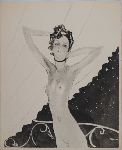 Nu sur le balcon by Jean Gabriel Domergue, Print for Sale on Singulart
