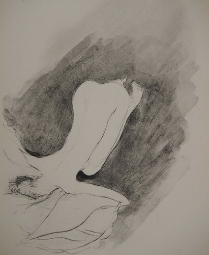 Nudité s'étirant par Jean Gabriel Domergue, Édition en vente sur Singulart