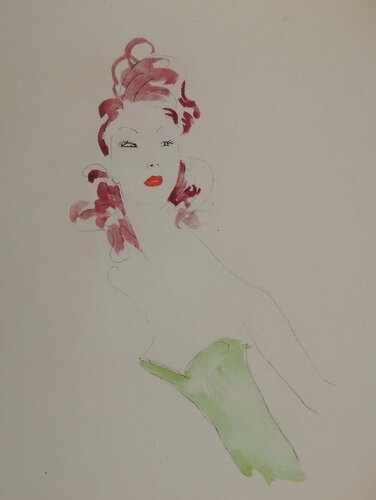 Jeune femme au bustier by Jean Gabriel Domergue, Print for Sale on Singulart