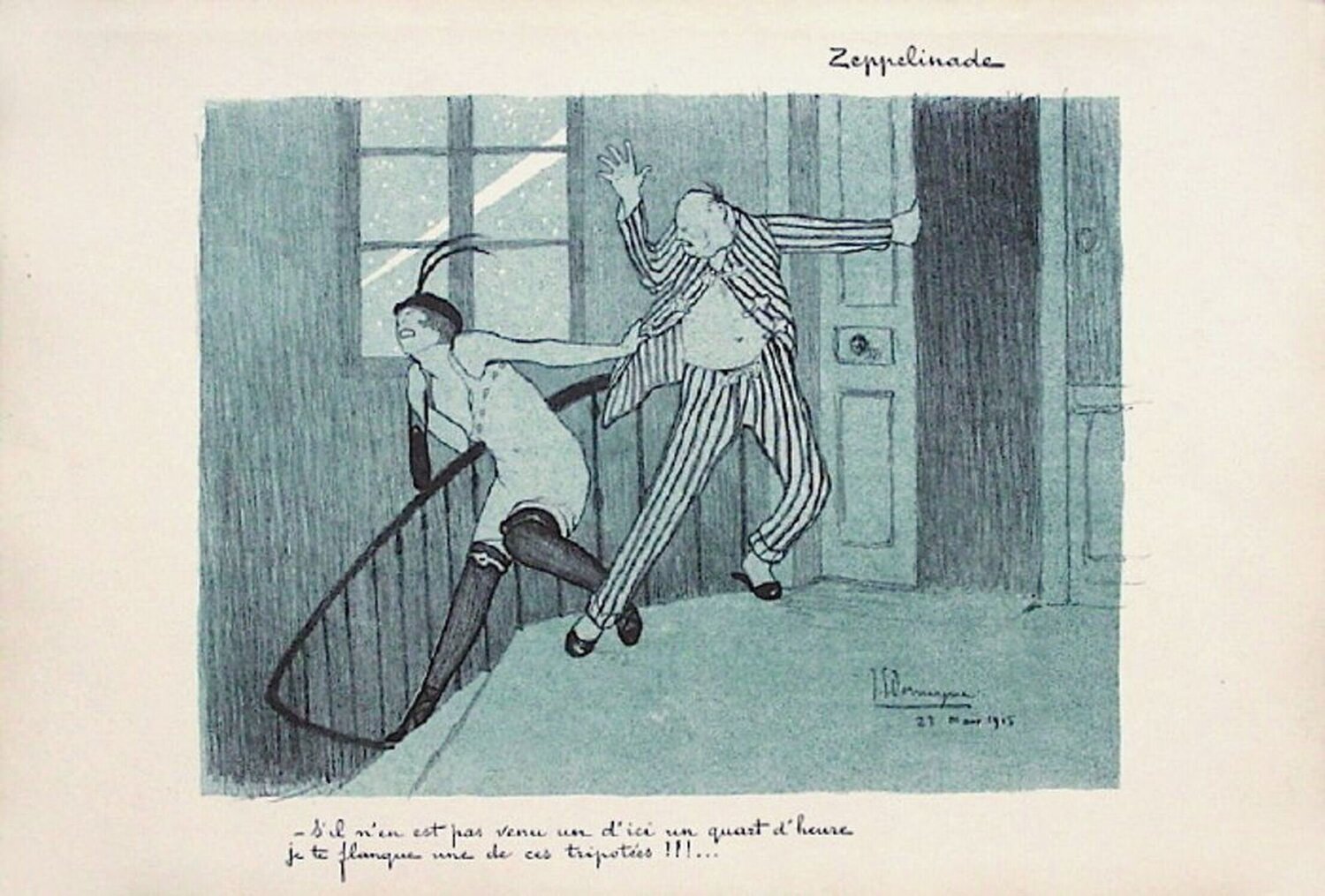 Zeppelinade Jean Gabriel Domergue