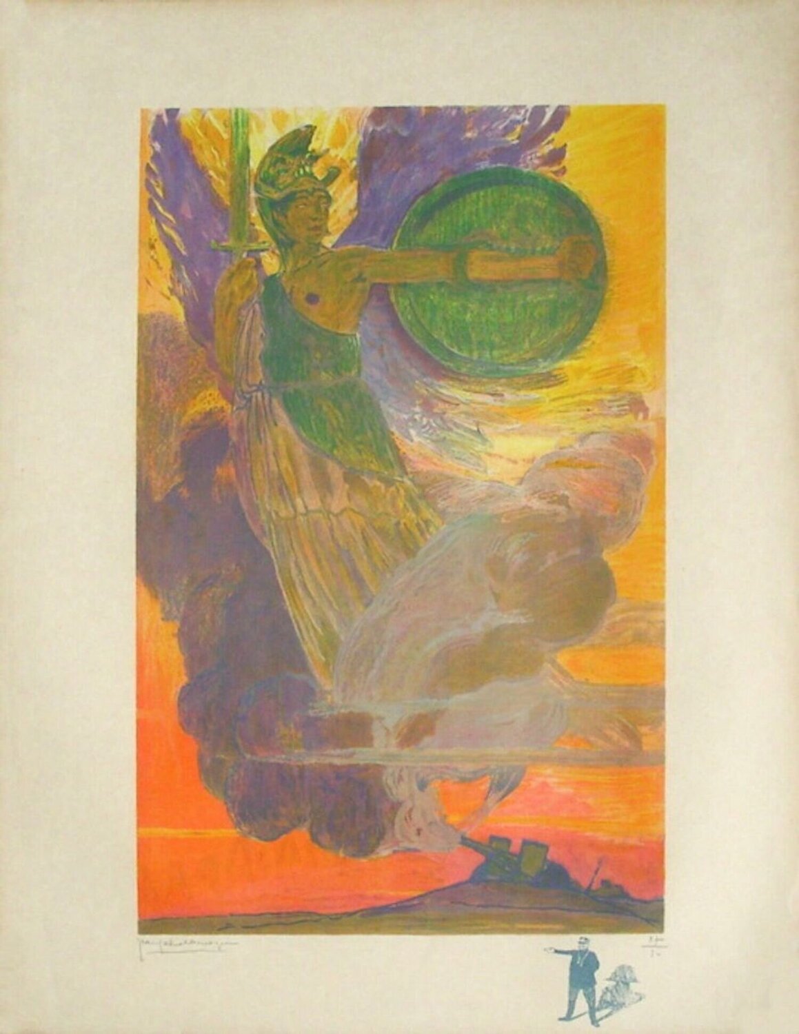 Allégorie de la guerre Jean Gabriel Domergue Druck zu verkaufen