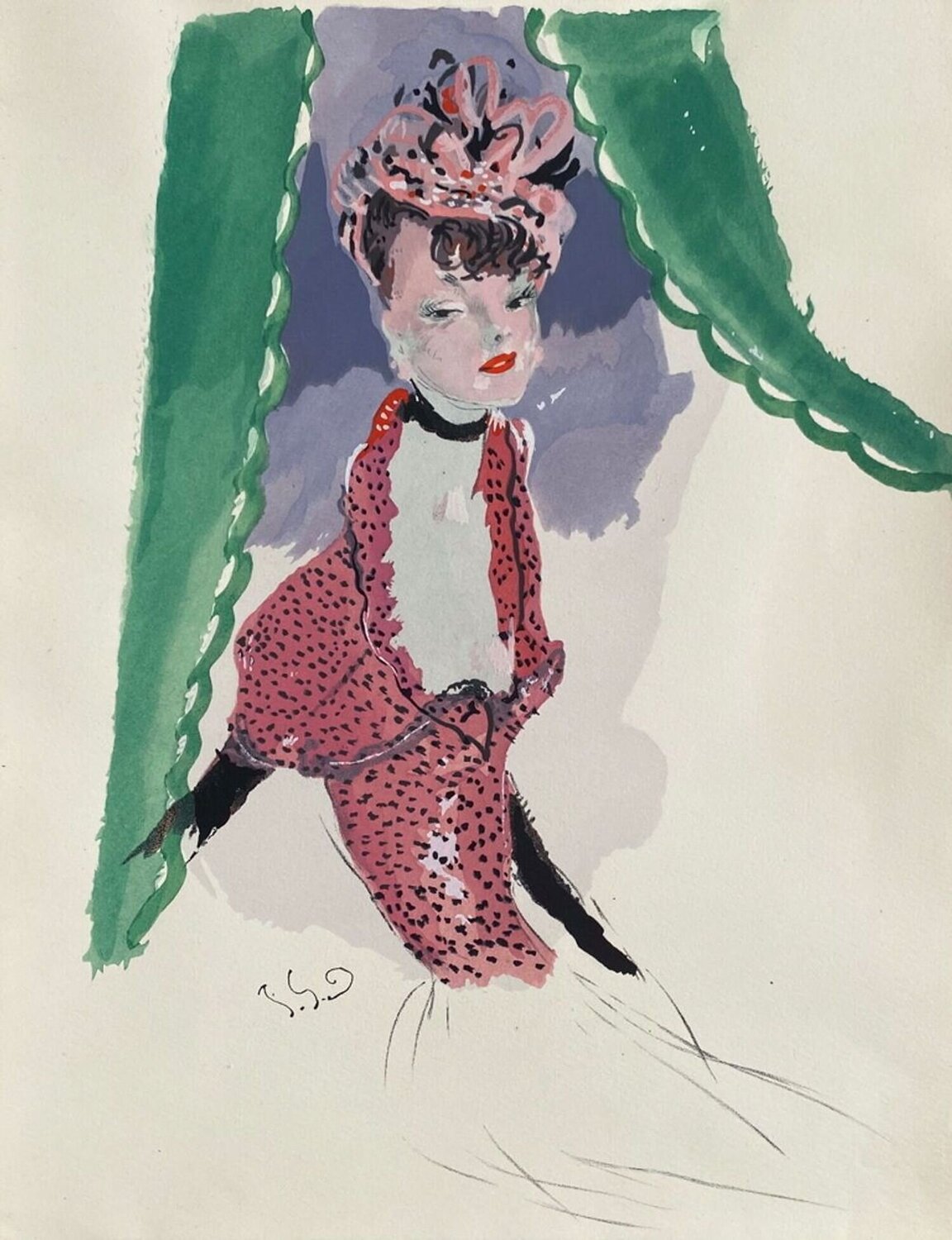 Quand on parle d'amour VIII Jean Gabriel Domergue Druck zu verkaufen