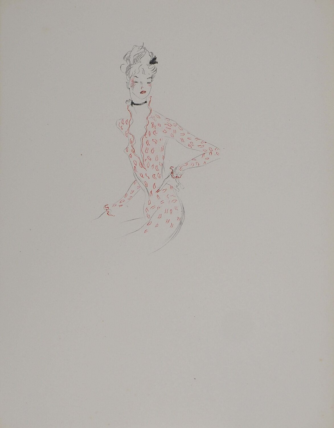 Tenue de scène Jean Gabriel Domergue Impresión en venta