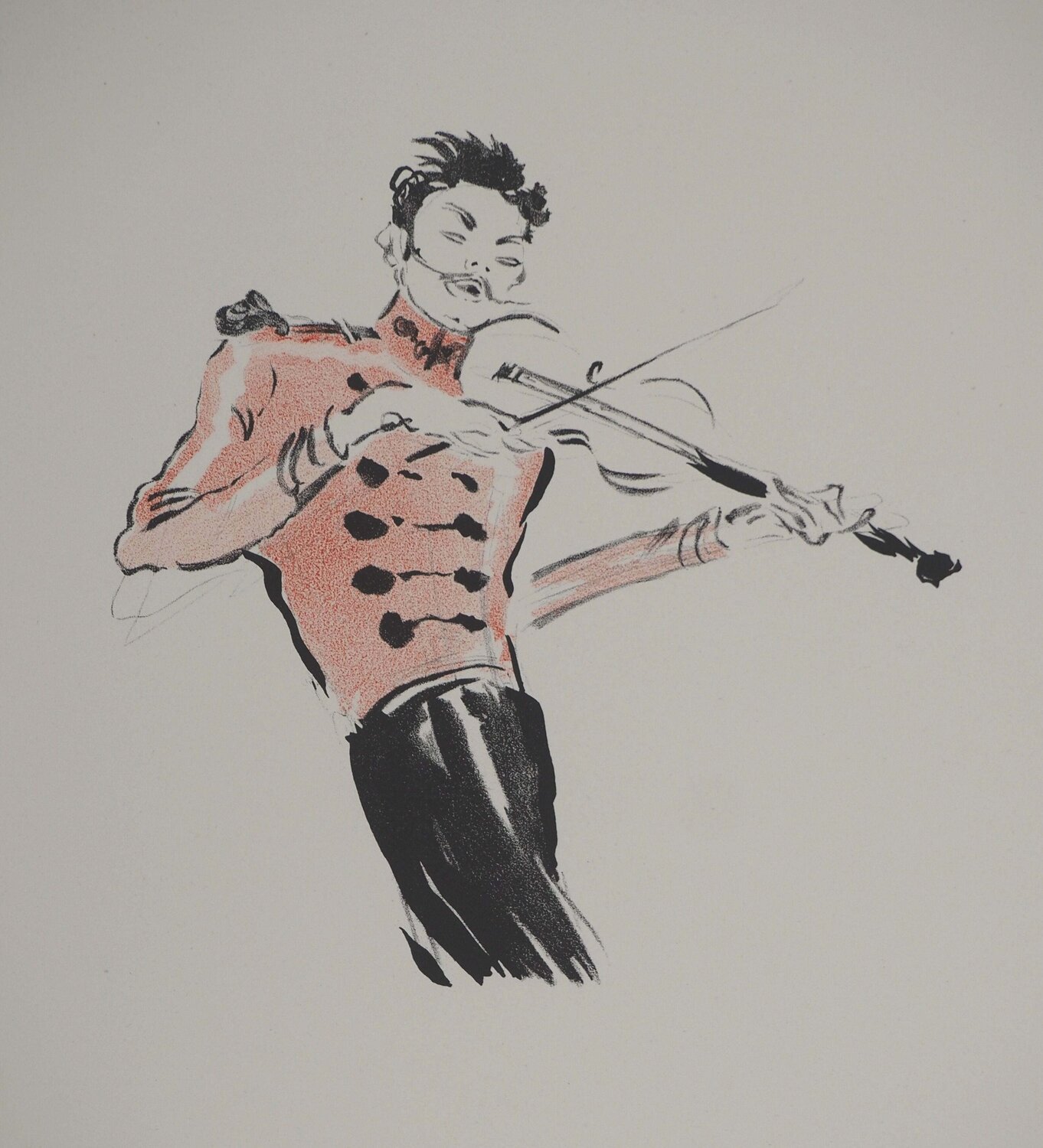 Le violoniste Jean Gabriel Domergue