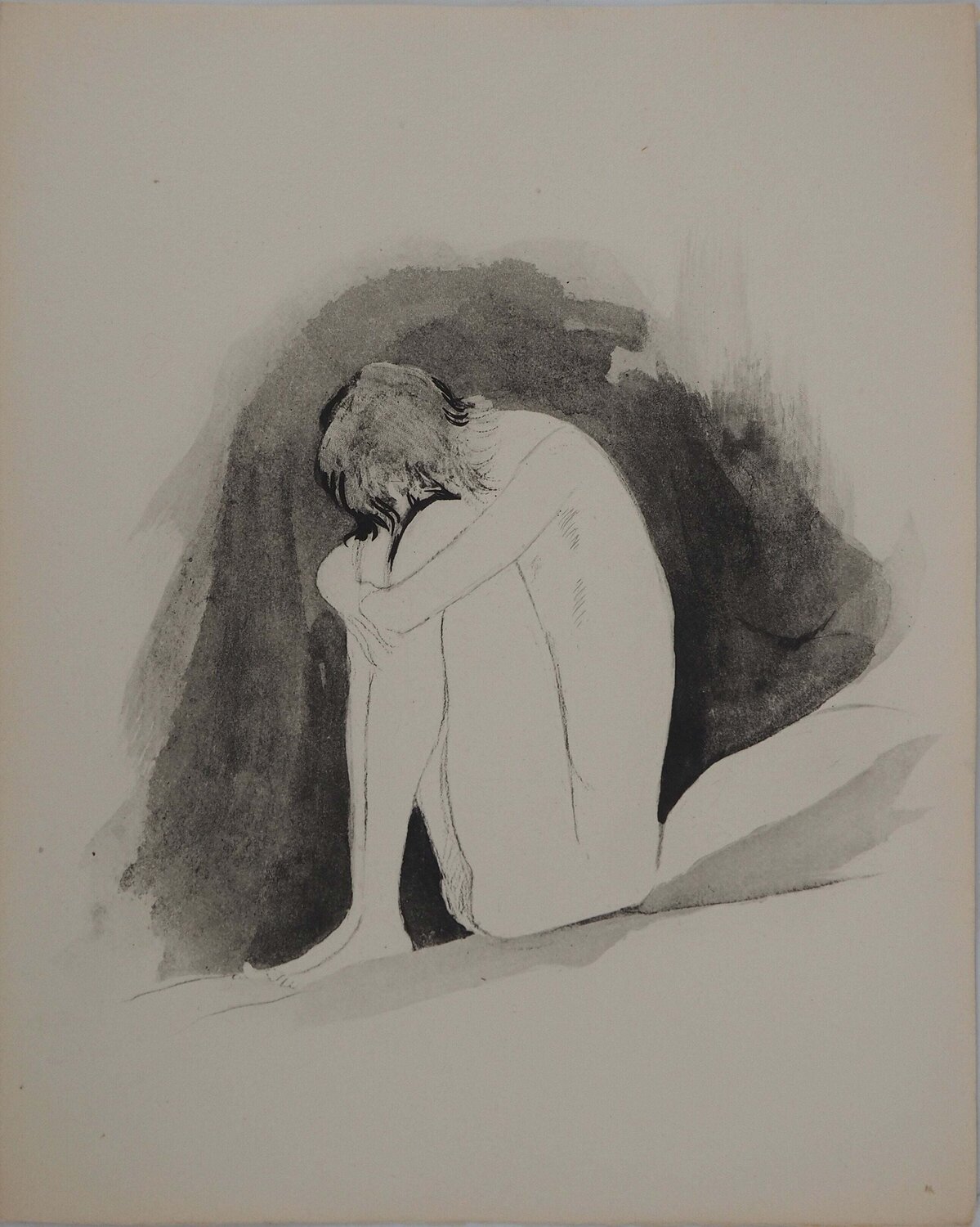 Rêveries solitaires Jean Gabriel Domergue Stampa in vendita