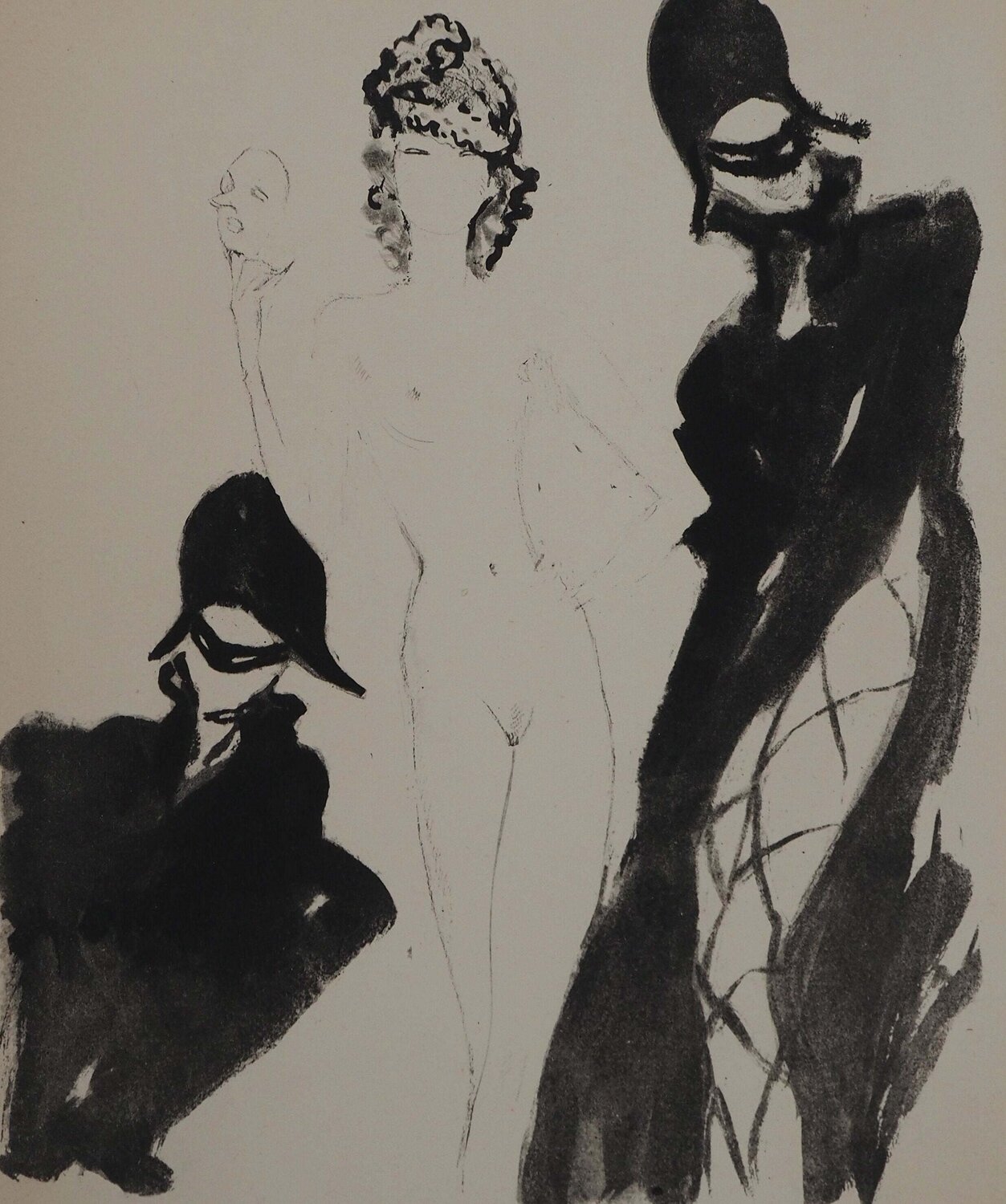 Bal masqué Jean Gabriel Domergue