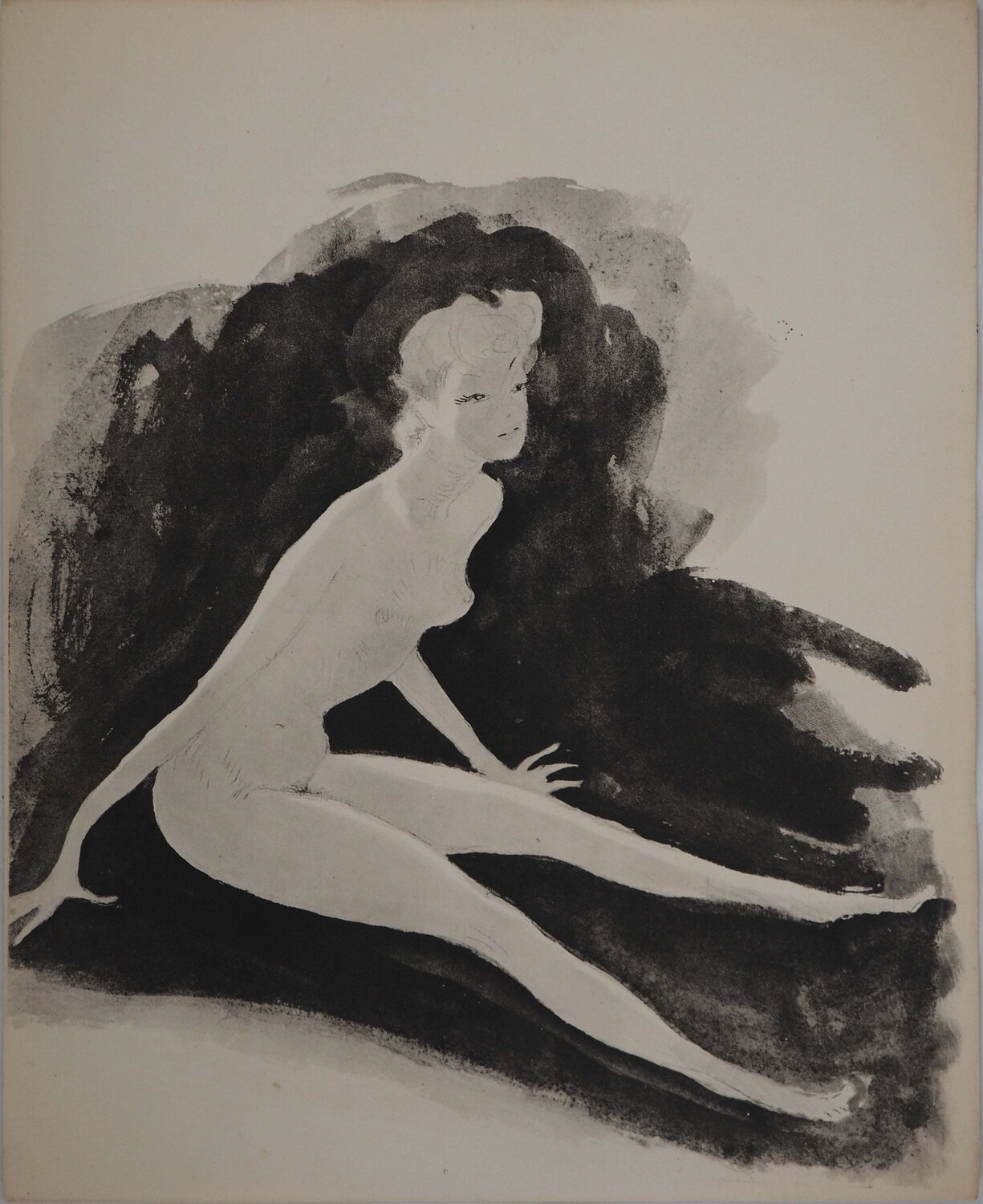 Nu sur l'herbe Jean Gabriel Domergue Druck zu verkaufen