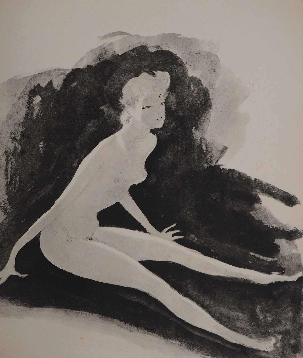 Nu sur l'herbe Jean Gabriel Domergue