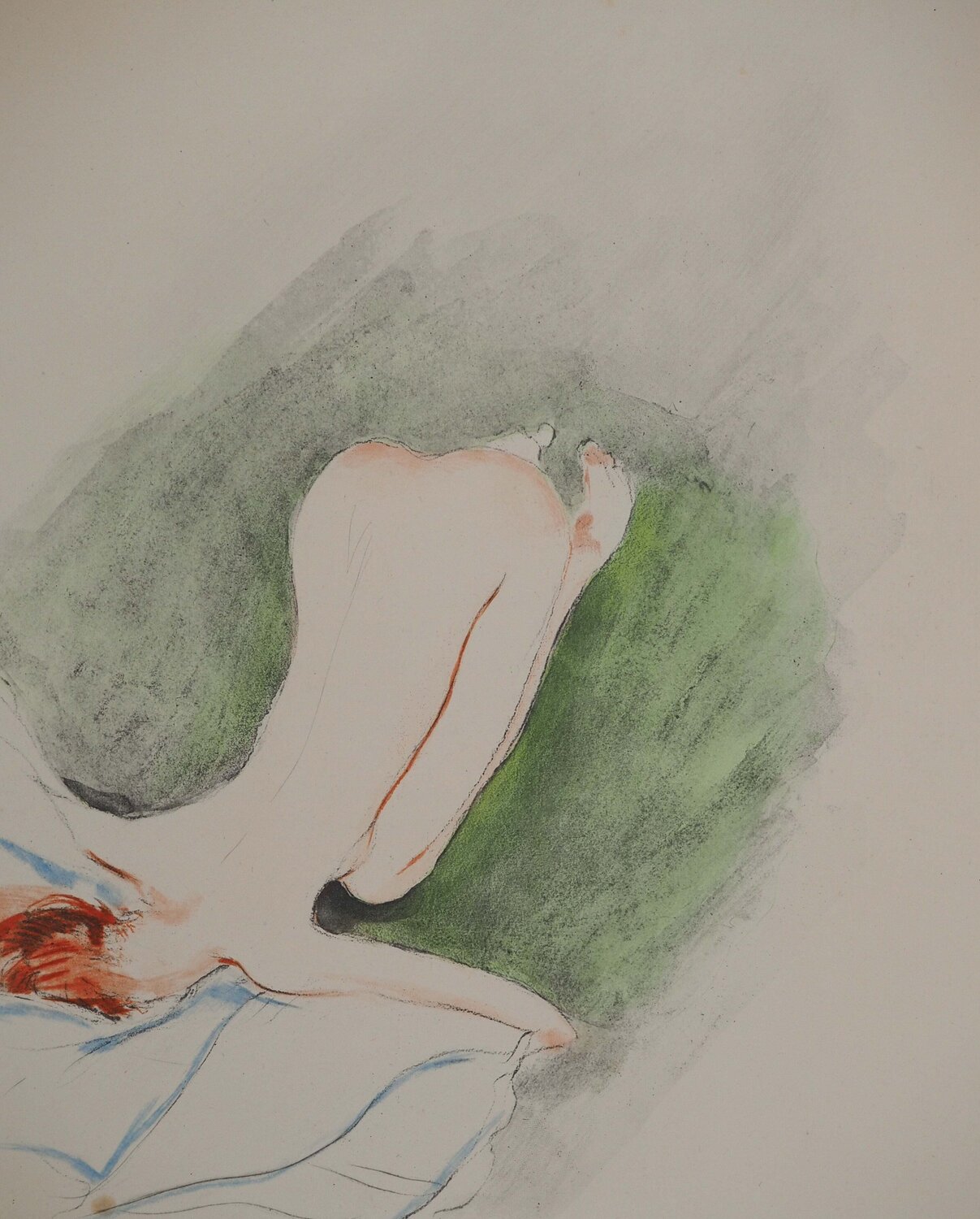 Nu s'étirant Jean Gabriel Domergue