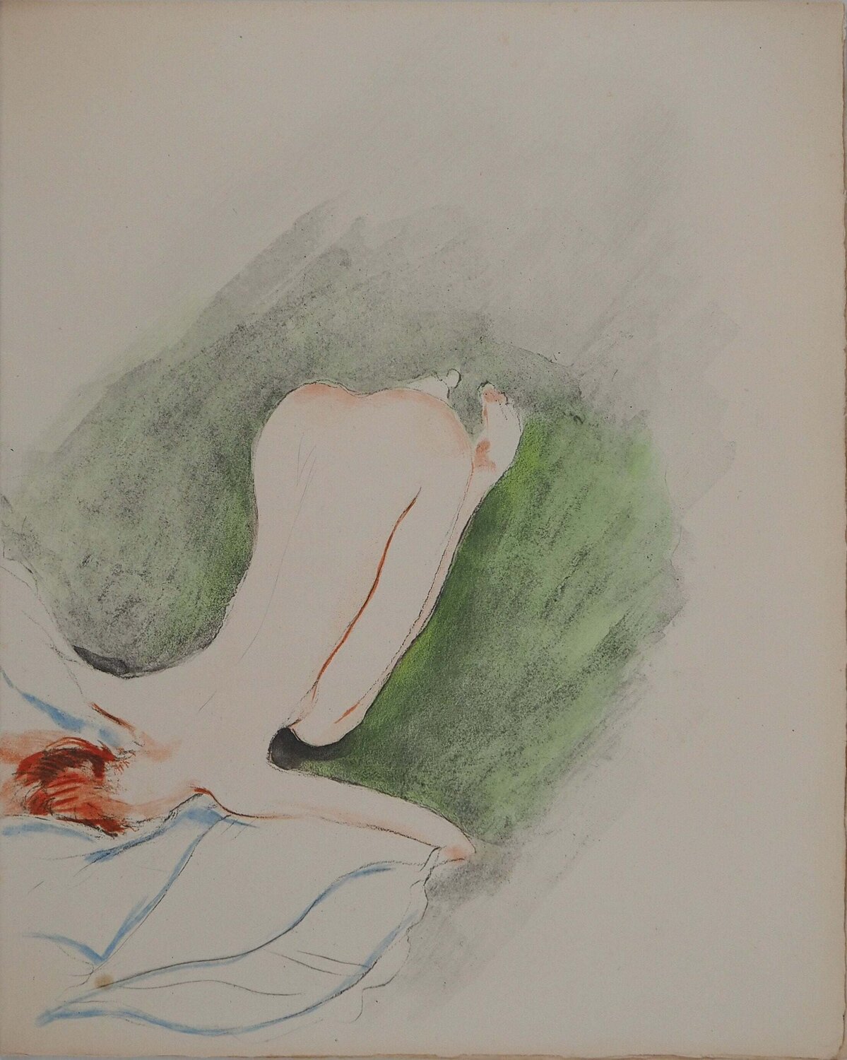 Nu s'étirant Jean Gabriel Domergue Impresión en venta