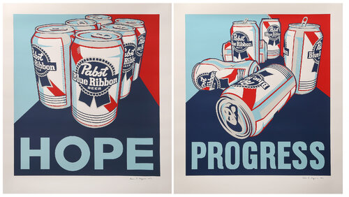 Hope - Progress Diptych by Steven Gagnon, 인쇄 for Sale on Singulart