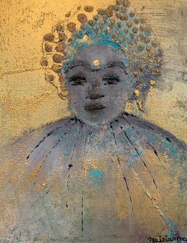 Baby Buddha di Anne Maizianne, Pittura in vendita su Singulart