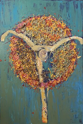 Ballerina's reverence van Anne Maizianne, Schilderij te koop op Singulart