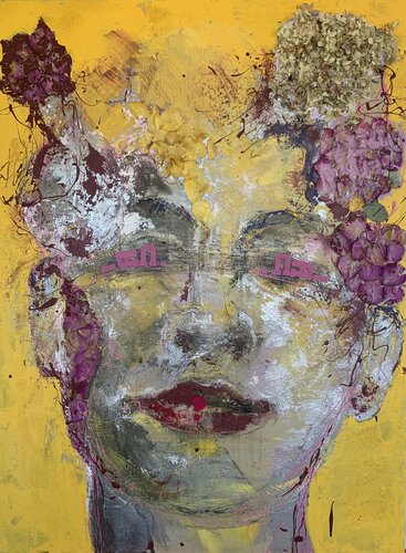 You are growing and blooming in me van Anne Maizianne, Schilderij te koop op Singulart