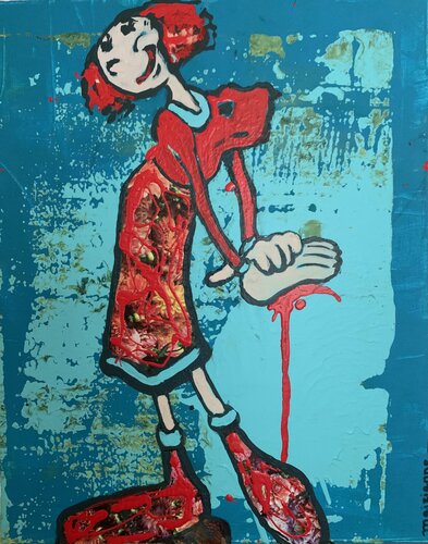 Popeye's girl de Anne Maizianne, Pintura a la venta en Singulart