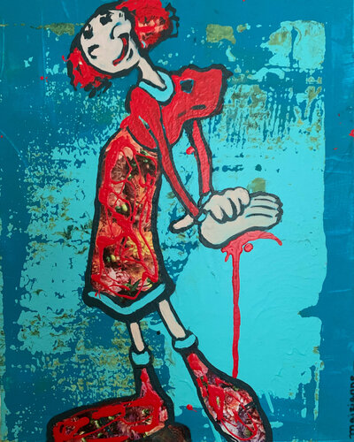 Popeye's girl von Anne Maizianne, Malerei kaufen auf Singulart