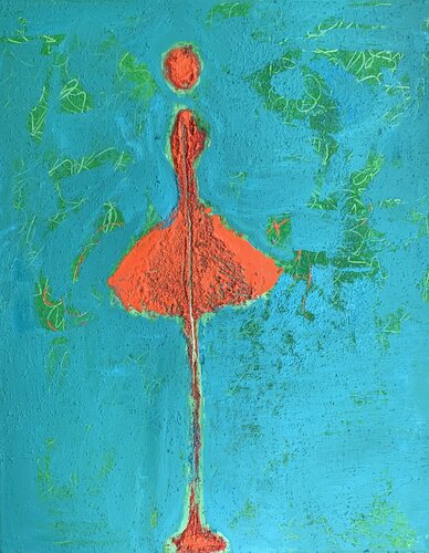 Finding a balance in this turmoil de Anne Maizianne, Pintura a la venta en Singulart