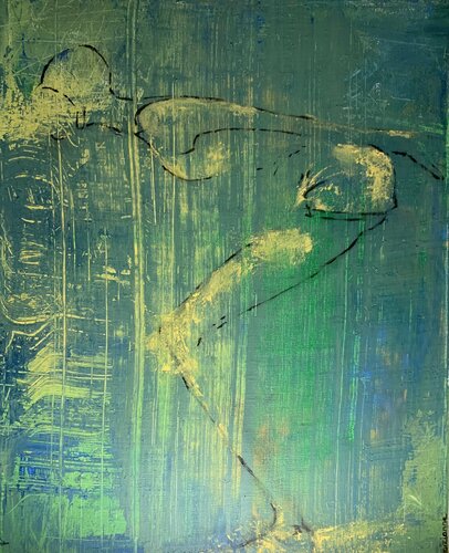 Leap of faith van Anne Maizianne, Schilderij te koop op Singulart