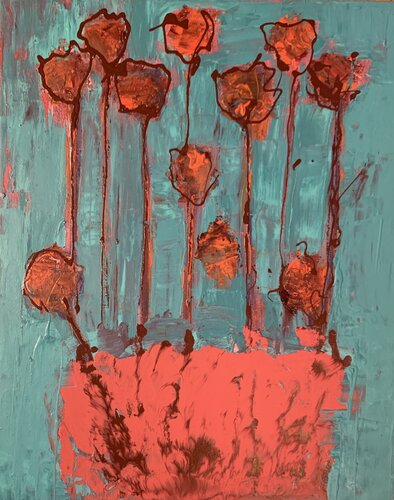 Say it with flowers von Anne Maizianne, Malerei kaufen auf Singulart
