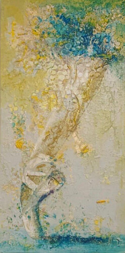 Une pointe d'abstrait von Anne Maizianne, Malerei kaufen auf Singulart