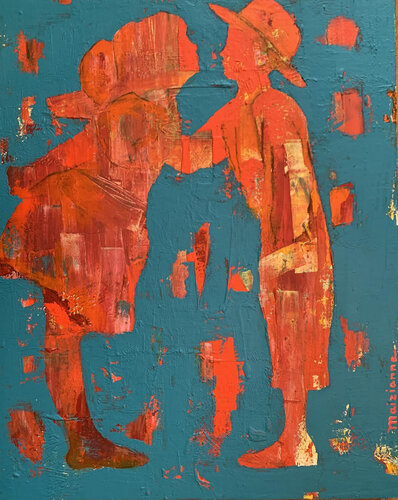 First Kiss von Anne Maizianne, Malerei kaufen auf Singulart