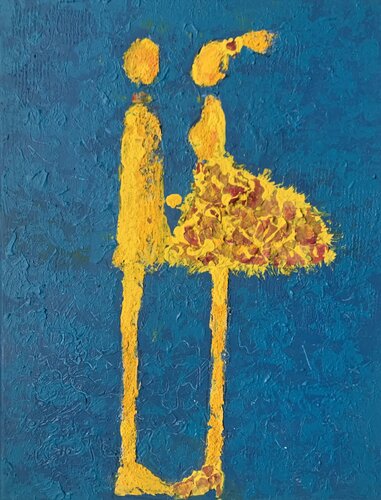 My date von Anne Maizianne, Malerei kaufen auf Singulart