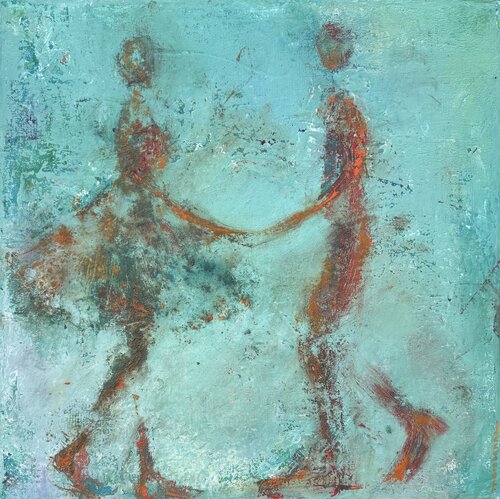 Valentine's dance von Anne Maizianne, Malerei kaufen auf Singulart