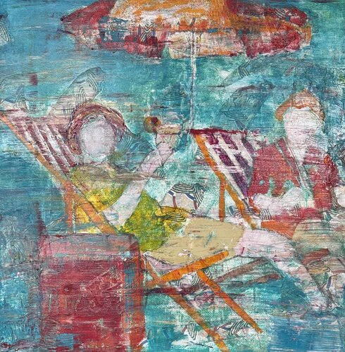 Beach vibes di Anne Maizianne, Pittura in vendita su Singulart