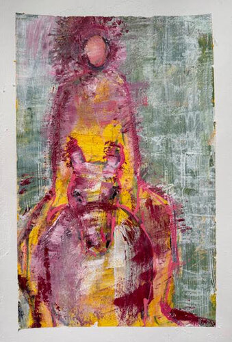 Knight of wands von Anne Maizianne, Werk auf Papier kaufen auf Singulart