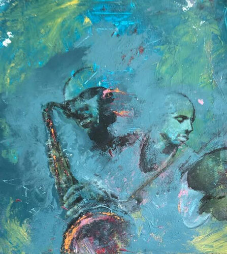Jazzy by Anne Maizianne, Work on Paper for Sale on Singulart