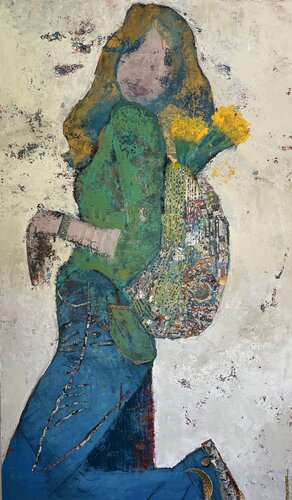 Lightness of being di Anne Maizianne, Pittura in vendita su Singulart