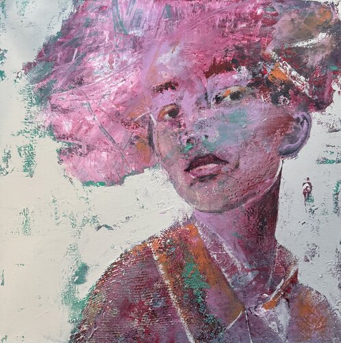 Pink von Anne Maizianne, Malerei kaufen auf Singulart