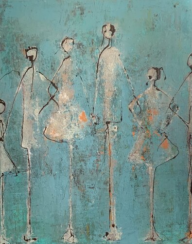 All in this together di Anne Maizianne, Pittura in vendita su Singulart