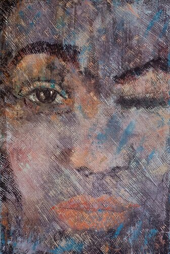 The wink van Anne Maizianne, Schilderij te koop op Singulart